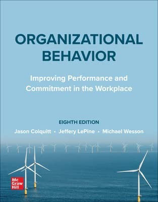 Cover for Organizational Behavior