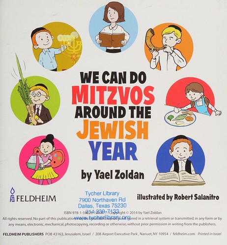 Cover for We can do mitzvos around the jewish year