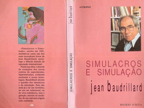 Cover for Simulacros e simulação