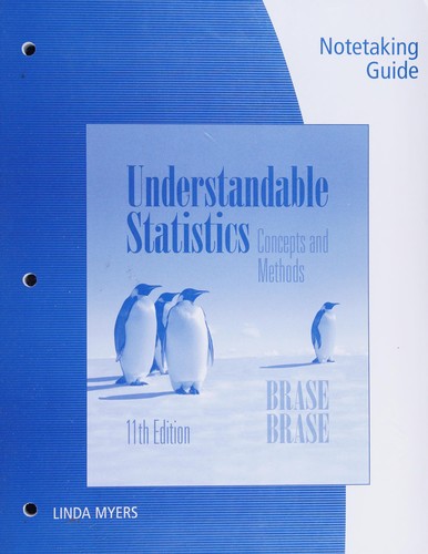 Cover for Notetaking Guide for Brase/Brase's Understandable Statistics, 11th