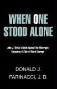 Cover for When One Stood Alone