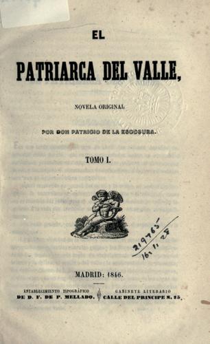 Cover for Patriarca del Valle