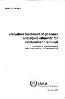 Cover for Radiation Processing of Gaseous And Liquid Effluents (Iaea Tecdoc Series)