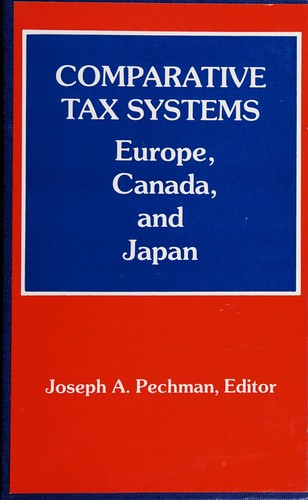 Cover for Comparative tax systems