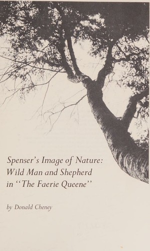 Cover for Spenser's Image of Nature