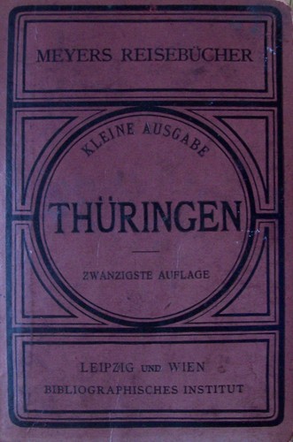 Cover for Thüringen