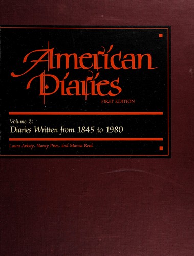 Cover for American diaries