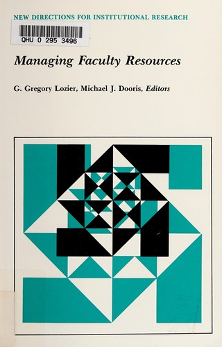 Cover for Managing faculty resources