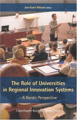 Cover for The Role of Universities in Regional Innovation Systems