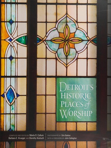 Cover for Detroit's historic places of worship