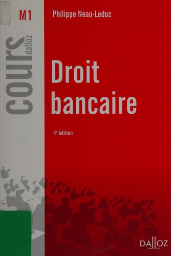 Cover for Droit bancaire