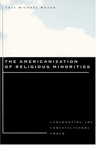 Cover for The Americanization of Religious Minorities