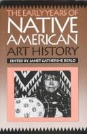 Cover for The early years of native American art history