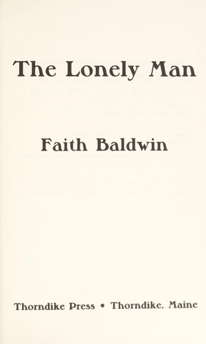 Cover for The lonely man