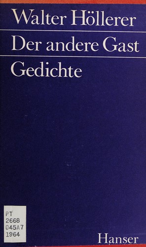 Cover for Der andere Gast