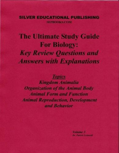 Cover for The Ultimate Study Guide For Biology: Key Review Questions and Answers with Explanations (Topics