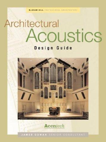 Cover for Architectural Acoustics Design Guide (Professional Architecture)