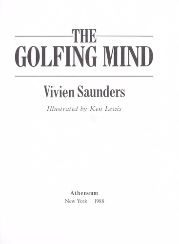 Cover for The golfing mind