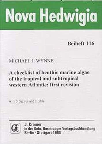 Cover for A checklist of benthic marine algae of the tropical and subtropical western Atlantic