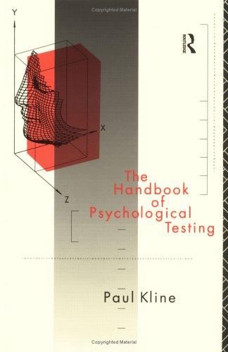 Cover for The handbook of psychological testing