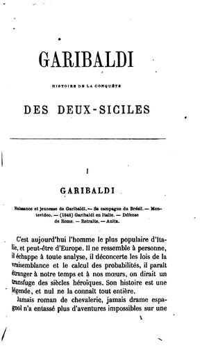 Cover for Garibaldi