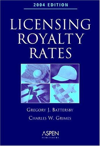 Cover for Licensing Royalty Rates, 2004 Edition