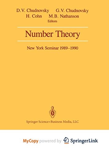 Cover for Number Theory
