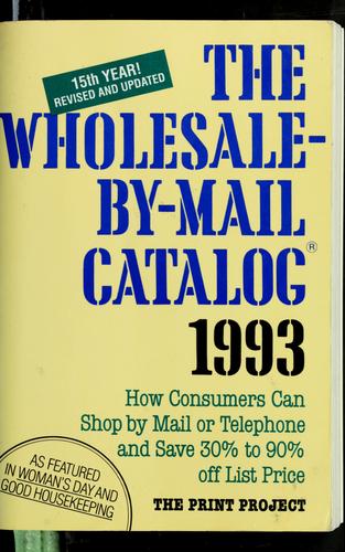 Cover for The Wholesale-by-mail catalog, 1993