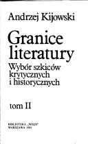 Cover for Granice literatury