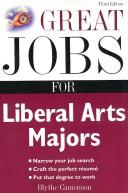 Cover for Great Jobs for Liberal Arts Majors (Great Jobs Series)