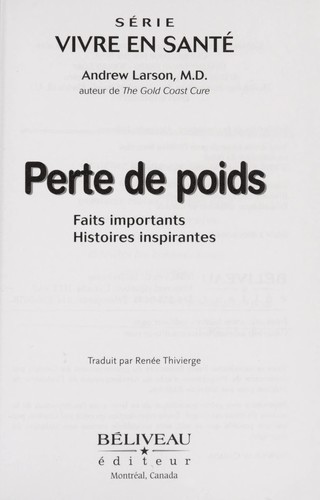 Cover for Perte de poids
