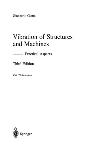 Cover for Vibration of Structures and Machines