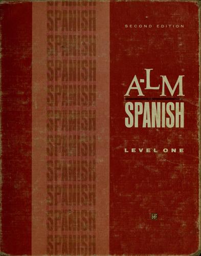 Cover for A-LM Spanish: level one