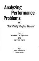 Cover for Analysing Performance Problems