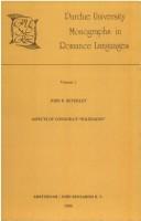 Cover for Aspects on Gongora's Soledades (Purdue University Monographs in Romance Languages)