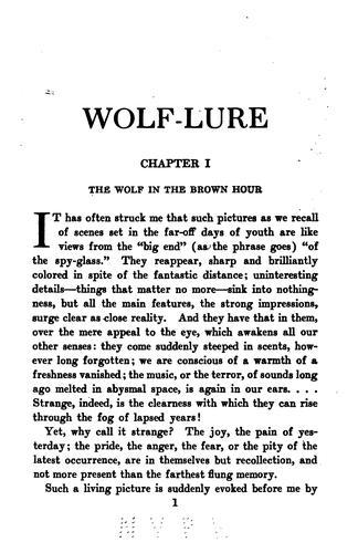 Cover for Wolf-lure