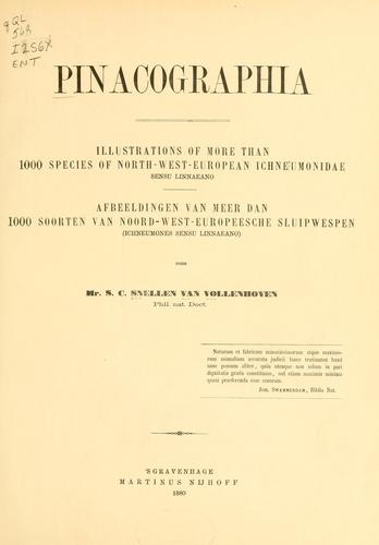 Cover for Pinacographia.