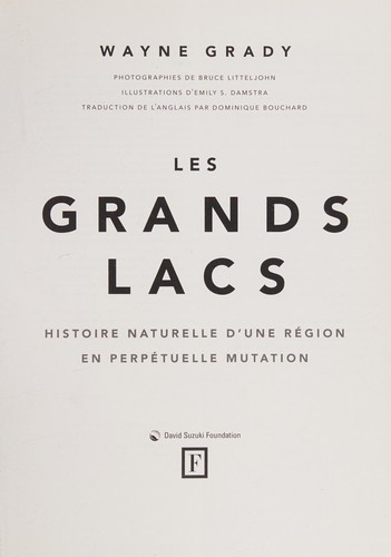 Cover for Les Grands Lacs