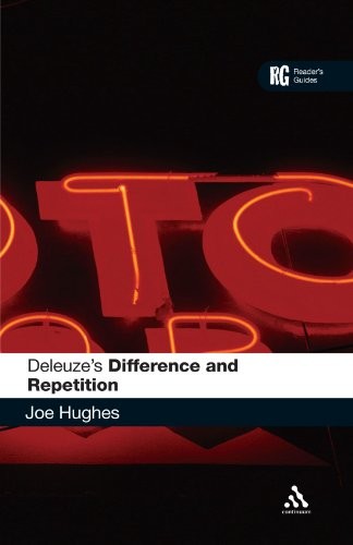Cover for Deleuze's "Difference and repetition"