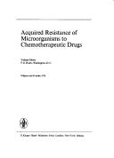 Cover for Acquired resistance of microorganisms to chemotherapeutic drugs