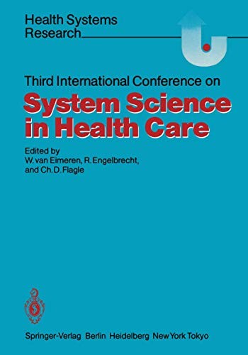 Cover for Third International Conference on System Science in Health Care