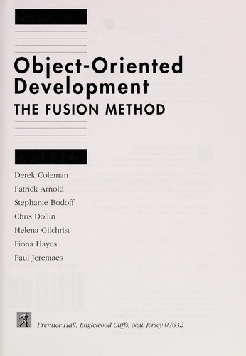 Cover for Object-oriented development