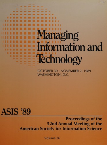Cover for ASIS '89