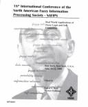 Cover for 18th International Conference of the North American Fuzzy Information Processing Society 