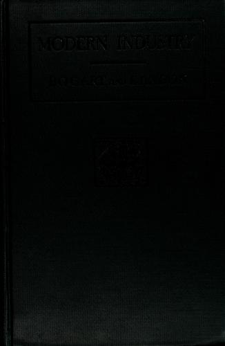 Cover for Modern industry