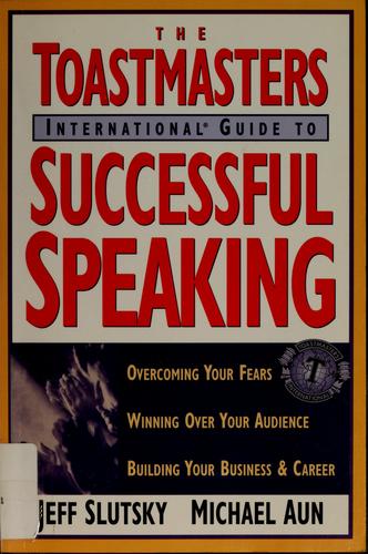 Cover for The Toastmasters International guide to successful speaking