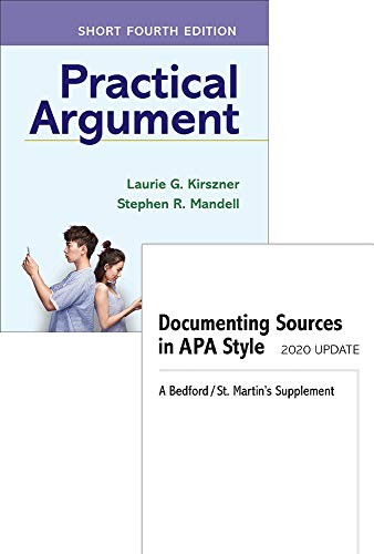 Cover for Practical Argument : Short Edition 4e & Documenting Sources in APA Style