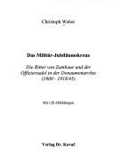 Cover for Das Militär-Jubiläumskreuz