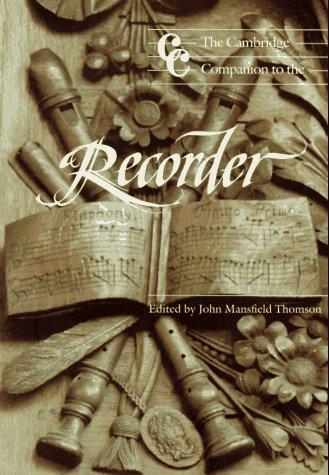 Cover for The Cambridge companion to the recorder