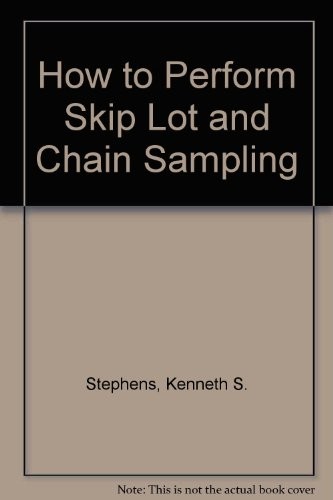 Cover for How to perform skip-lot and chain sampling